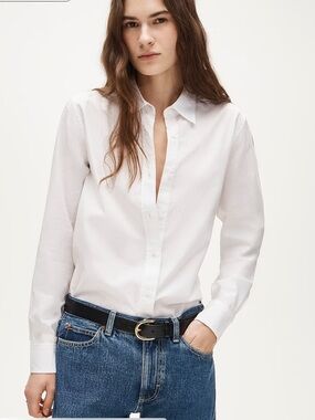J Crew Jules classic-fit shirt in cotton poplin